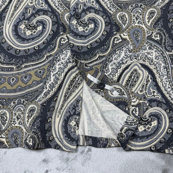 Tommy Bahama Shirt  Mens 2XL Printed Paisley Silk - Picture 3 of 7